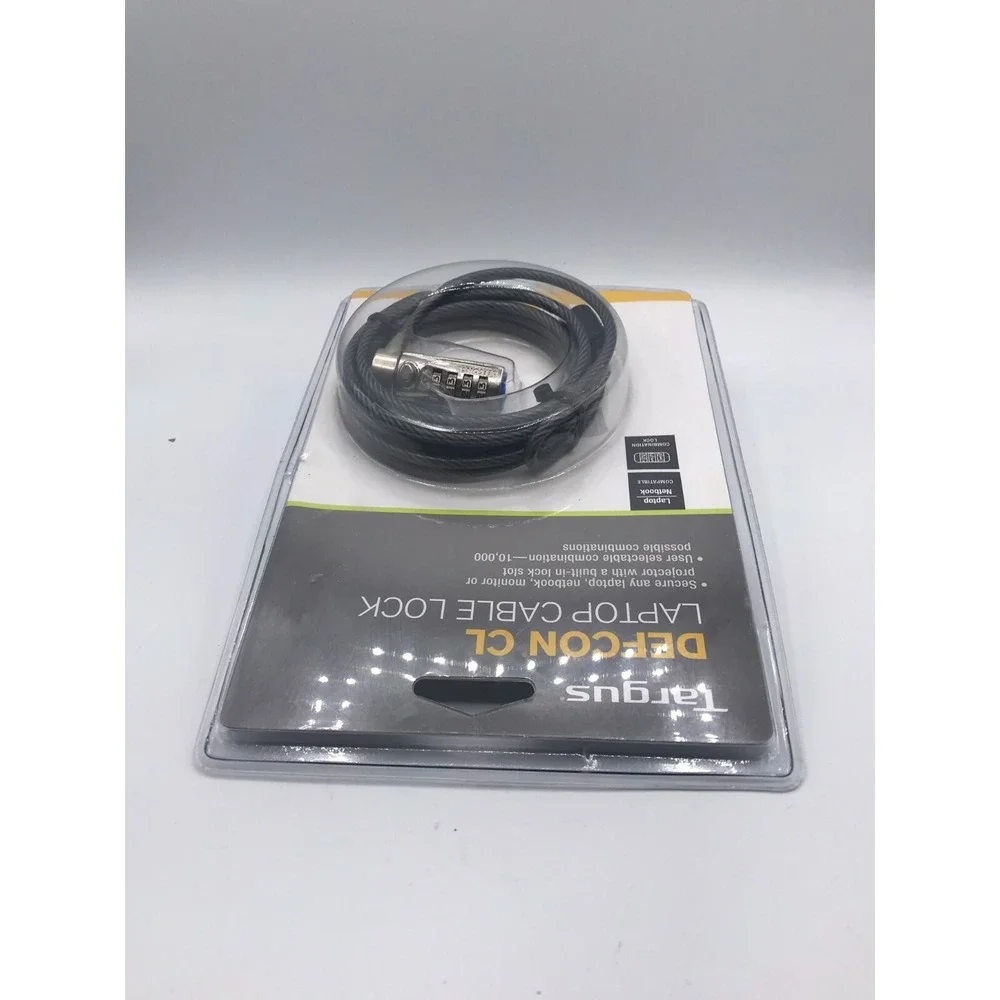 Targus Defcon CL Laptop Cable Lock NEW SEALED